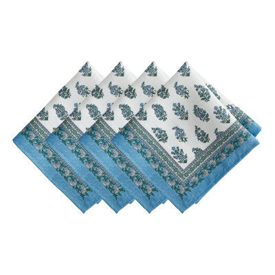 Serviette carrée en polyester Tropez Block