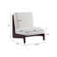 Ensemble de chaises Modern Modern, bois de noyer massif, sièges confortables