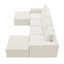 Canapé modulaire rembourré modulaire avec repose-pieds-1540332784