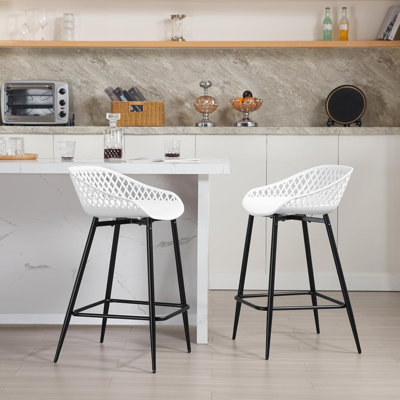 Lucasville Counter Stool with Metal Frame