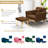 Siemon Velvet Accent Chair with Ottoman-954392199