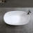47'' Independent Solid Surface Resin Stone Bathtub
