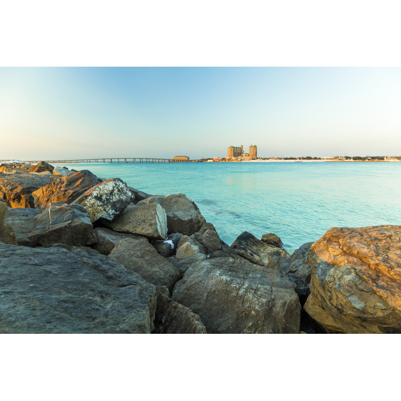 Destin Harbor View par Berko - Photographie sur toile tendue, L 12 po x H 8 po