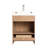 24" Floating Bathroom Vanity with Sink – Modern Wood Cabinet with Acrylic Top, LED Lights, Soft-Close Storage & Space-Saving Design-163717687