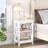 Kempst X-Shaped Nightstand Set Open Shelf 3 Tier Storage Nightstand For Bedroom Living Room-398765614-328189167