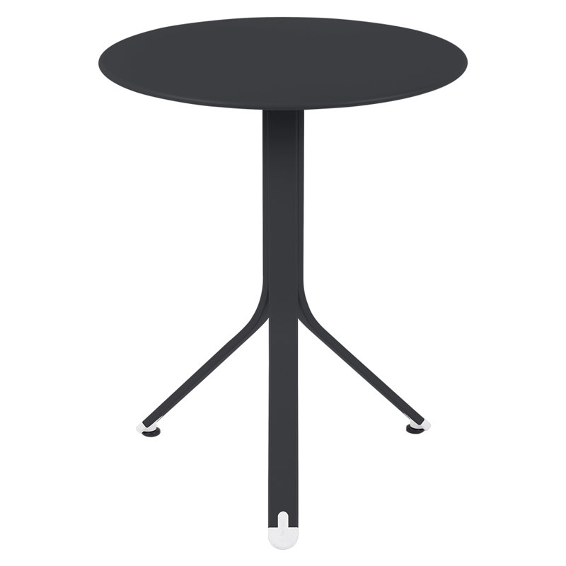 Resto Outdoor Round Side Table, Anthracite