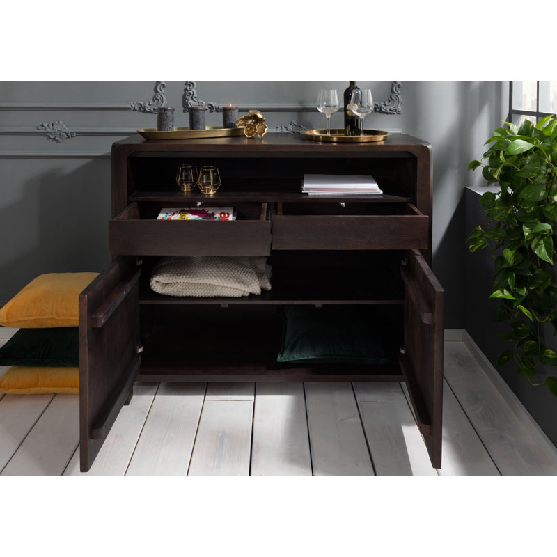 Bueno 120cm Solid Wood Sideboard, Tobacco