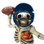 NFL Dallas Cowboys Skeleton Quarterback Resin Figurine | 12 in-134694707