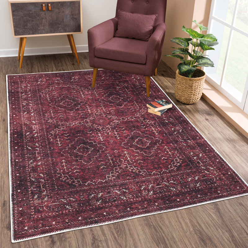 Tapis lavable antidérapant Bloom Rugs, Rectangle 10 pi x 14 pi
