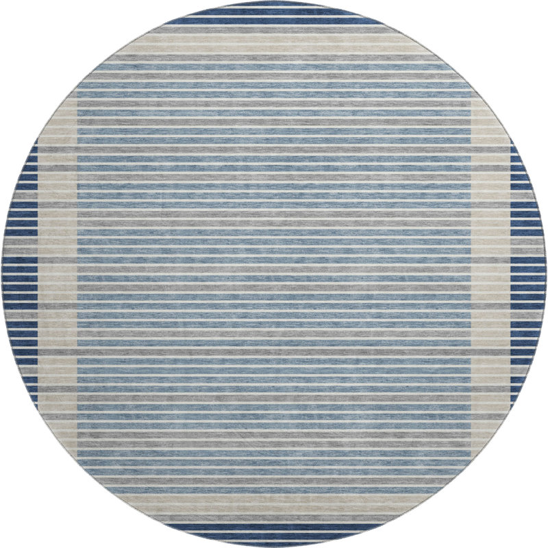 Tapis de qualité supérieure lavable à la machine Elize AMF1398, Rond 8 pi