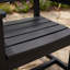 Ensemble de salle à manger d'extérieur en PEHD 7 pièces pour 6 personnes - Table de patio et chaises toutes saisons avec trou pour parasol 2 "-1134630818