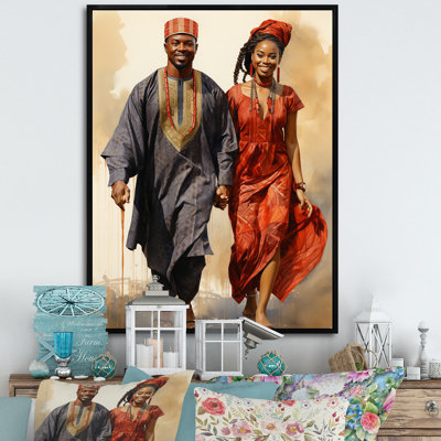 Huai, tribus d'Afrique, Yoruba, Nigéria I, sur toile