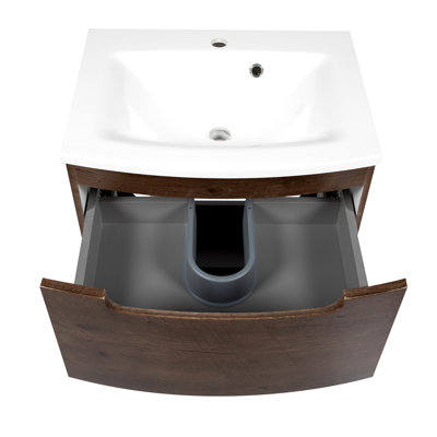Meuble-lavabo simple avec plateau 39,3 po Jaidee
