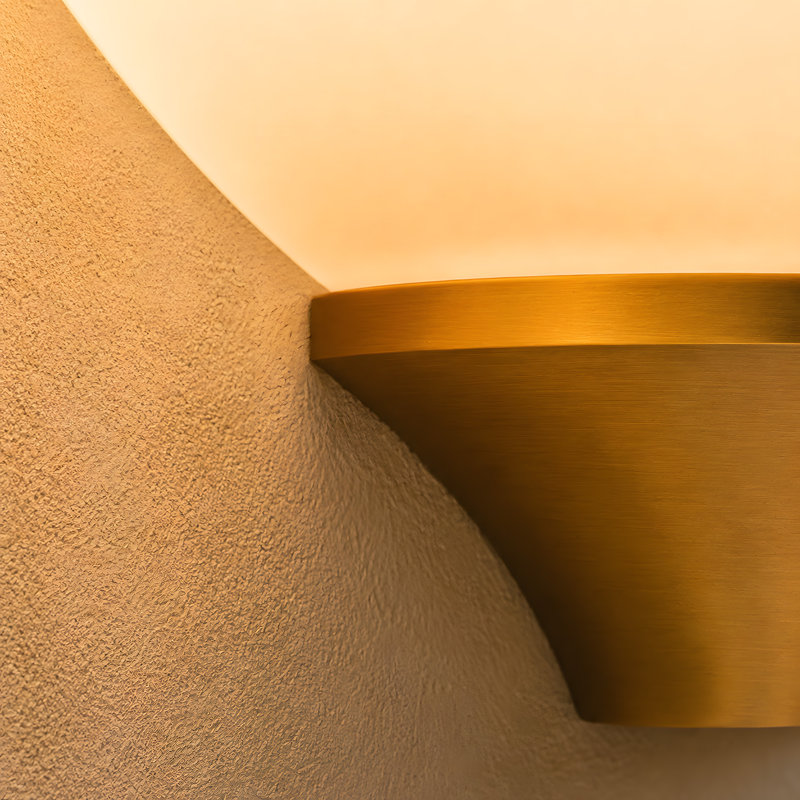 Demi-lune en fer Aiello, Polished Brass