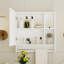 Armoire de salle de bain murale à miroir-533373421