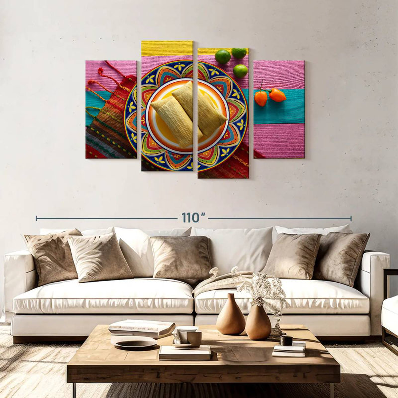 Yarlin Mexican Tamales, 48'' H x 75'' W
