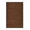 Machine Washable Solid Brown Area Rug
