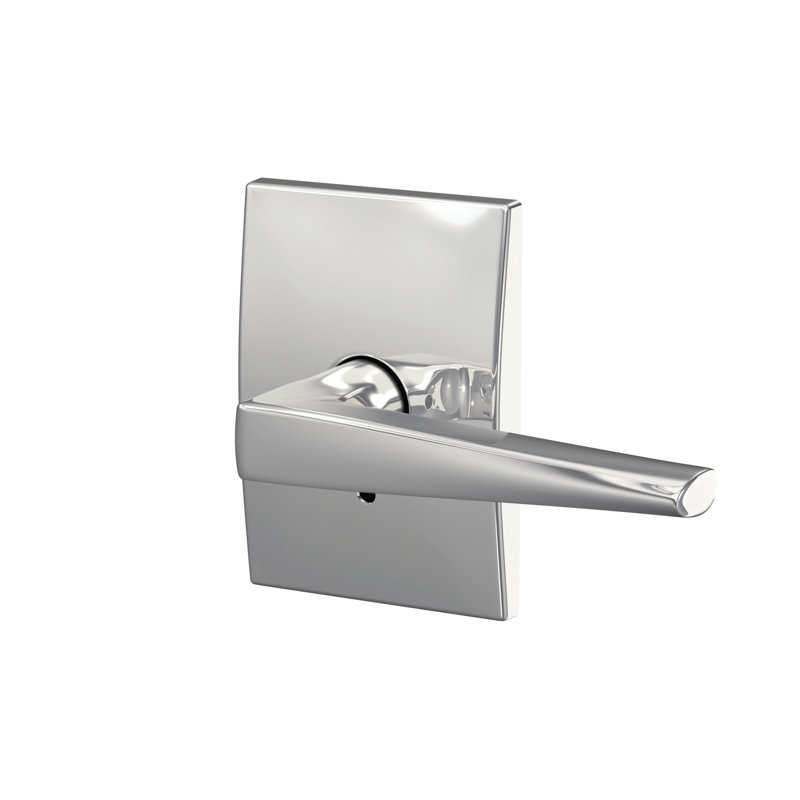 Eller Non-Turning Lever with Century Trim, Bright Chrome