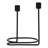 Modern Wire Double Taper Candle Holder – Minimalist Decorative Accent for Dining Table or Shelf, 8"-89117360