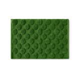 kate spade new york Dotted Woven Bath Rug, 21 in x 34 in, 100% Cotton Quick Dry French Navy Bath Mat