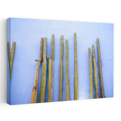 Contemporary Art Colorful Abstract Contemporary Cactus City Landscape Art