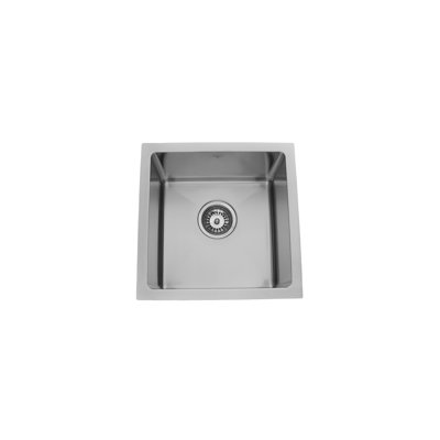 Évier carré en acier inoxydable encastrable 15 po x 15 po ONEX®