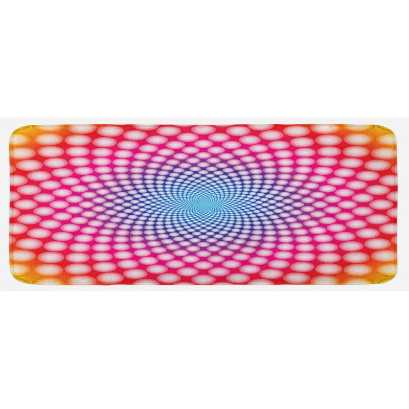 Tapis de cuisine psychédélique