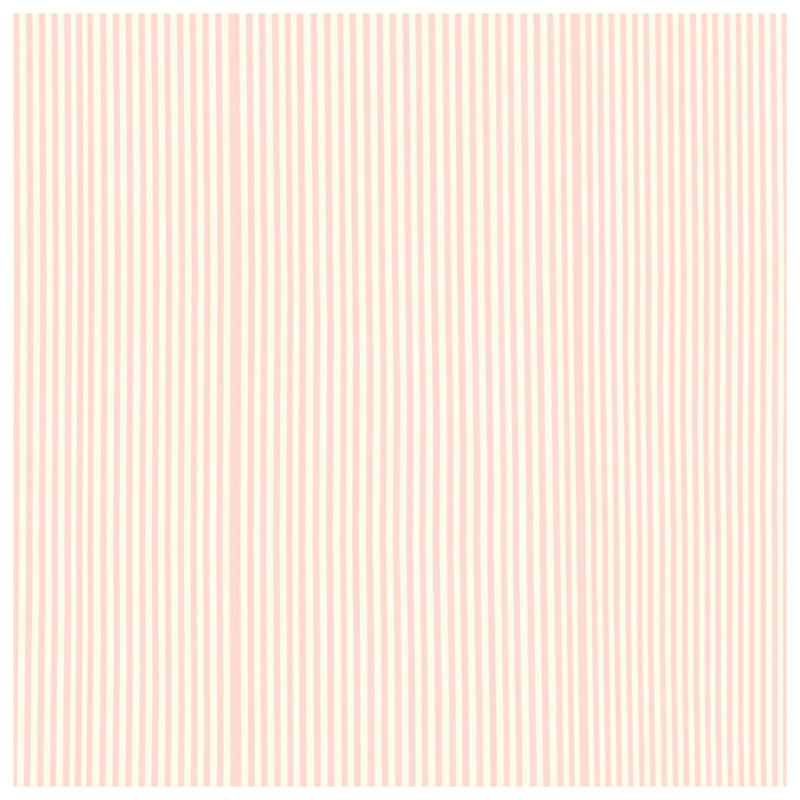 Pink White Vertical Stripes Quilted Bedspread, Twin