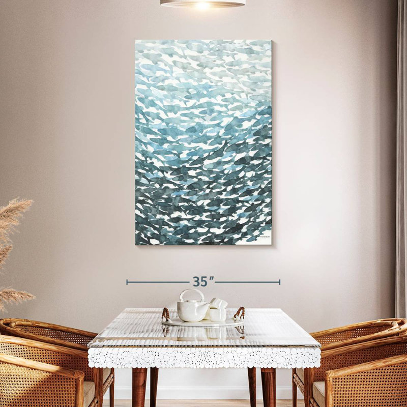 Brampt Deeper Blue, 48" H x 32" W
