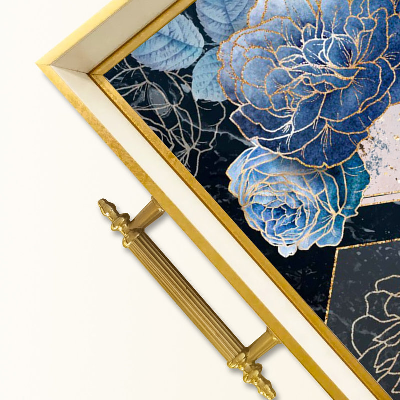 Élégant plateau en verre de 19,7 po x 11,4 po x 1,4 po | Fabrication 100% verre durable | Facile à nettoyer avec un chiffon humide | Idéal pour le service, la présentation décorative et l'organisation | Ajout élégant à la décoration intérieure