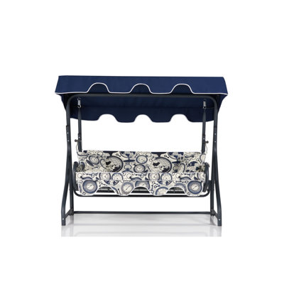 Laughlin 3 Person Porch Swing with Canopy