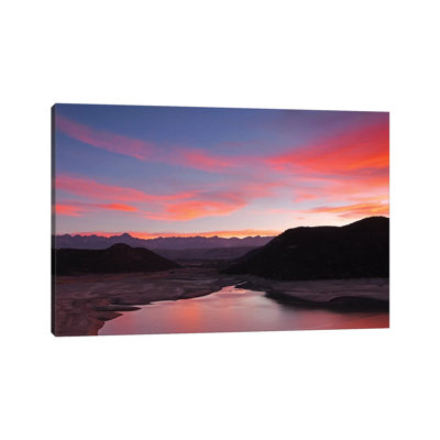 San Juan Mountain Sunset 1 Piece Wrapped Canvas Wall Art