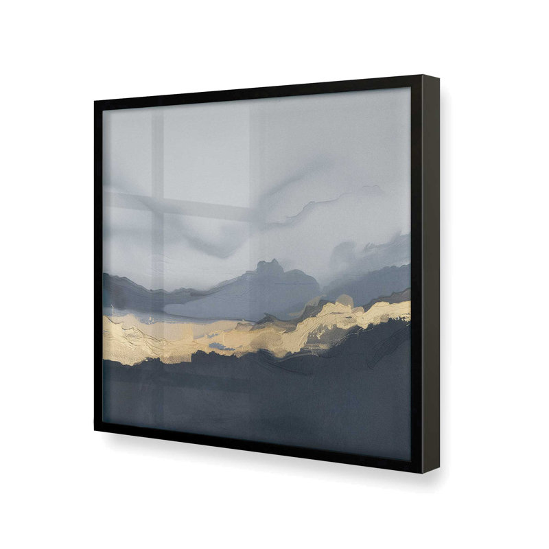 Nimbus Drama II, toile, Cadre photo simple noir satiné, H 13,5 po x l 13,5 po