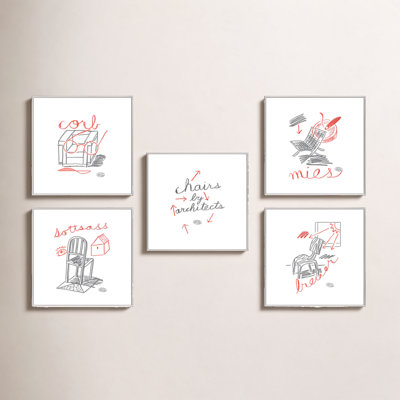 Chairs. Set Of 5 by Jeff Jackson