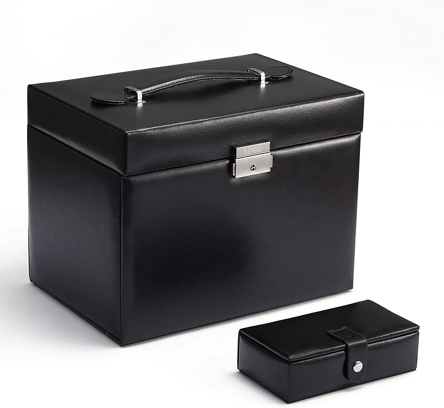 Black Paint Portative Upmarket Brand jewelry Box Dedicated Earring