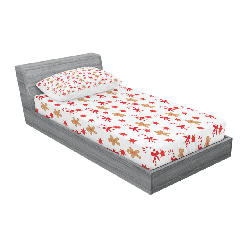 Microfiber Sheet Set, Twin XL Sheet Set with Fitted Sheet