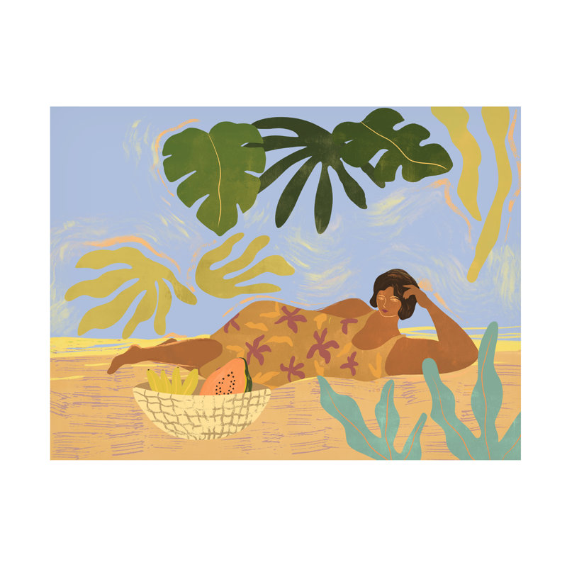 «Lazyday On Canvas» par Arty Guava, reproduction, H 35 po x l 47 po x P 2 po