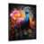 Black Single Picture Frameed Canvas