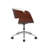 Faux Leather Mid Century Office Chair-1316064307