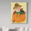 «Scarecrow With Pumpkin», art sur toile-31978143