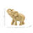 Modern Resin Polyresin Elephant Figurine with Intricate Detailing - Elegant Decorative Accent for Contemporary and Stylish Home Decor-834475669