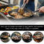 BobbyQ - Cast Iron Griddle Pan - 10" Pre-Seasoned Skillet