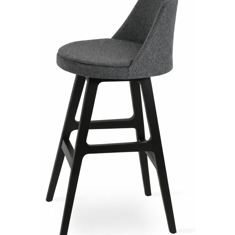 Tabouret de bar et de comptoir Martini PR, Wengé, Tabouret de comptoir (siège d’une hauteur de 24