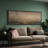Horizon Atmospheric Landscape with Earthy Tones - Large Framed Canvas Master Bedroom Wall Art Print-1371394269-1371394267