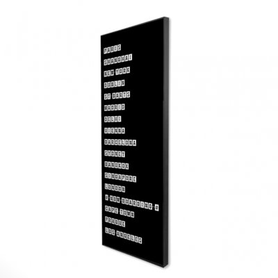 "Table des grandes villes" sur toile