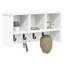 Wall-Mounted Coat Rack 50 X 16 X 26 Cm Engineered Wood-1495253655