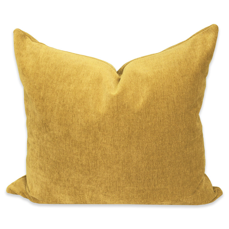 Issiah Rectangular Pillow Cover & Insert, Mustard