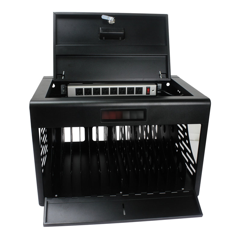 16 armoires de charge verrouillables pour ordinateur portable, pour ordinateur portable de qualité noire 16 avec surface de verrouillage