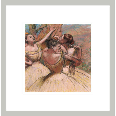 «Three Dancers» par Edgar Degas, impression giclée encadrée