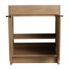Armoire de salle de bain autoportante sans lavabo et 2 portes d'armoire à fermeture en douceur (KD-PACKING), meuble-lavabo sans comptoir
